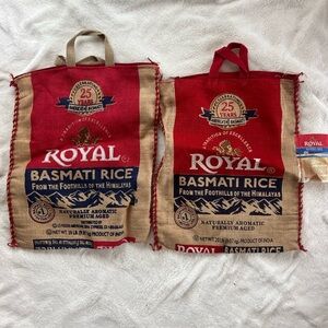 Burlap Rice Bags